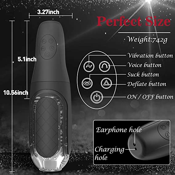 Male Automatic Masturbator with 4 Powerful Vacuum Suctions - Image 6