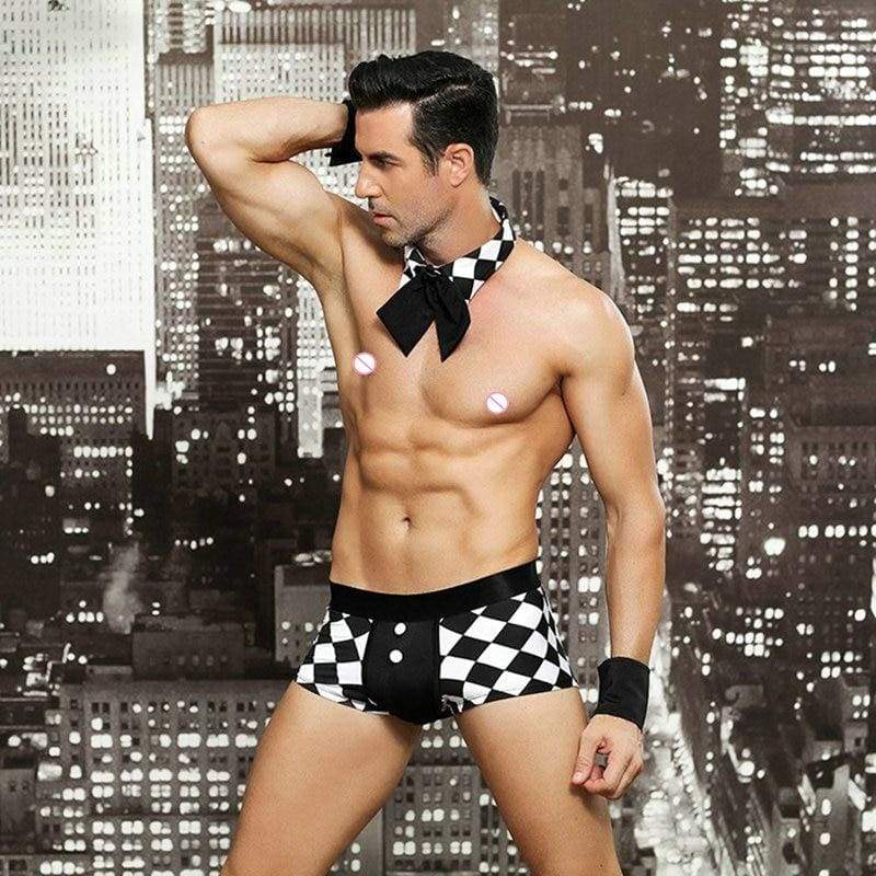 Male Servant - Sexy Underwear Set Erotic Costume For Man - Image 6