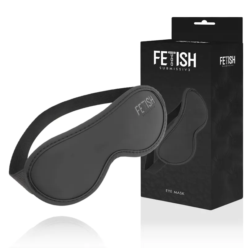 Masque BDSM Cuir Vegan Ajustable Confort Éthique