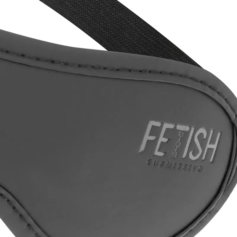 Masque BDSM Cuir Vegan Ajustable Confort Éthique - Image 3