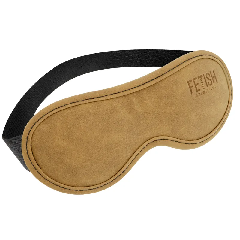 Masque BDSM Cuir Vegan Élastique Haute Qualité