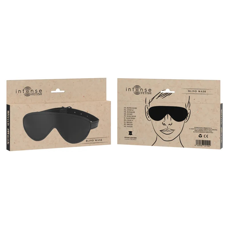 Masque De Sommeil En Cuir Végétalien Luxe - Image 2