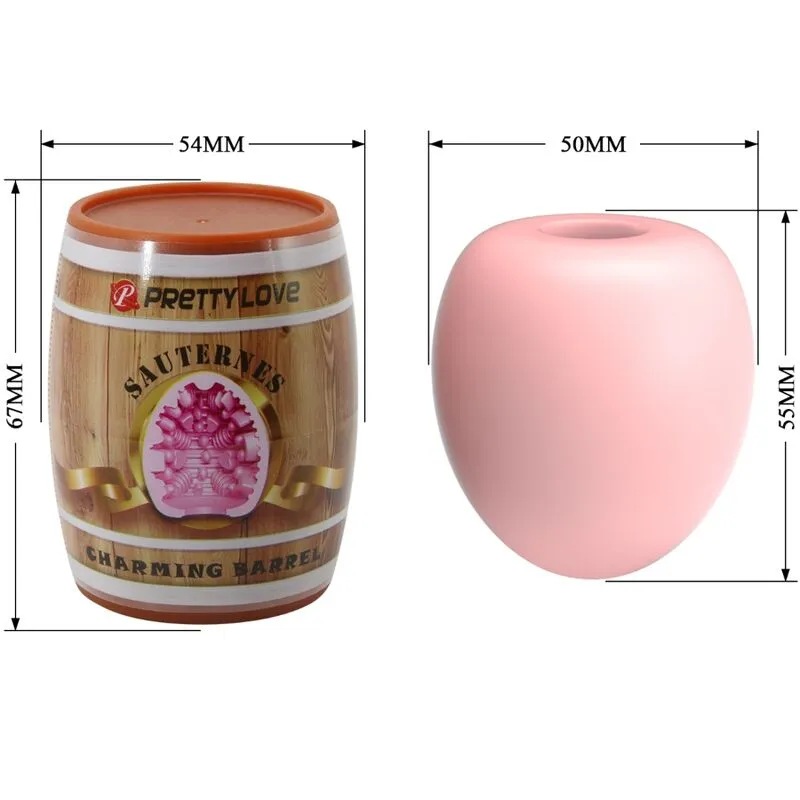 Masturbateur Cuir Souple Rose Étanche - Image 3