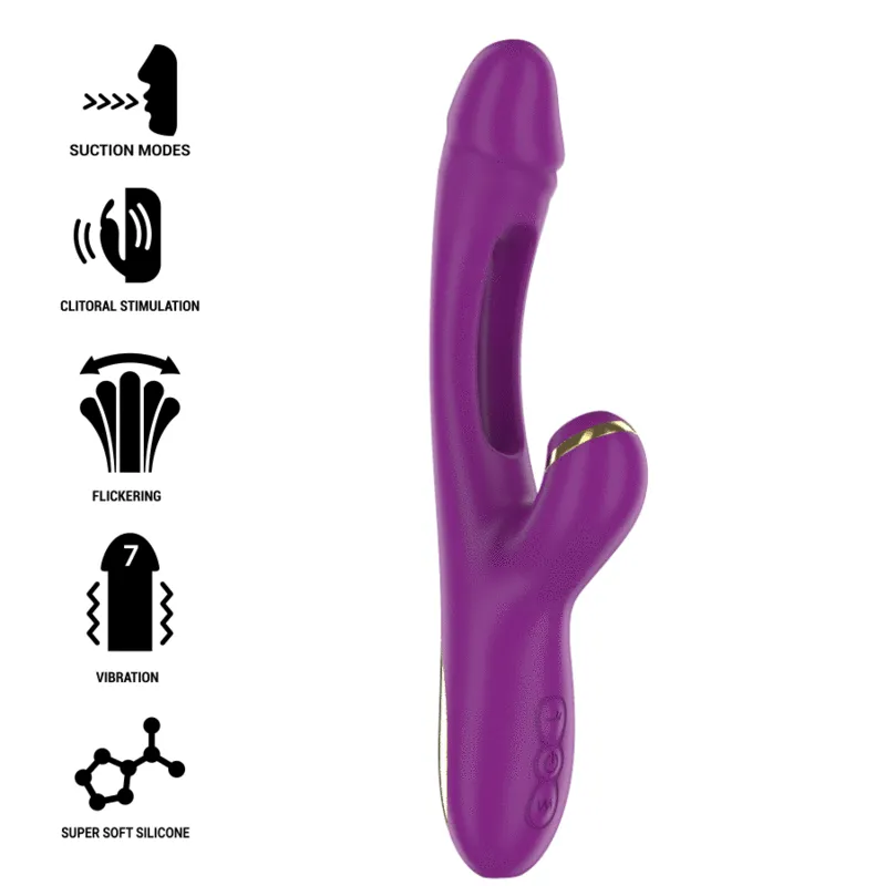 Masturbateur Féminin Violet Étanche Ateneo - Image 7