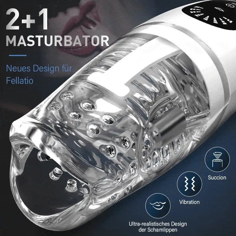 Platypus 8 Vibratoren 5 Klemm-Blowjob-Masturbator-Cup - Image 2