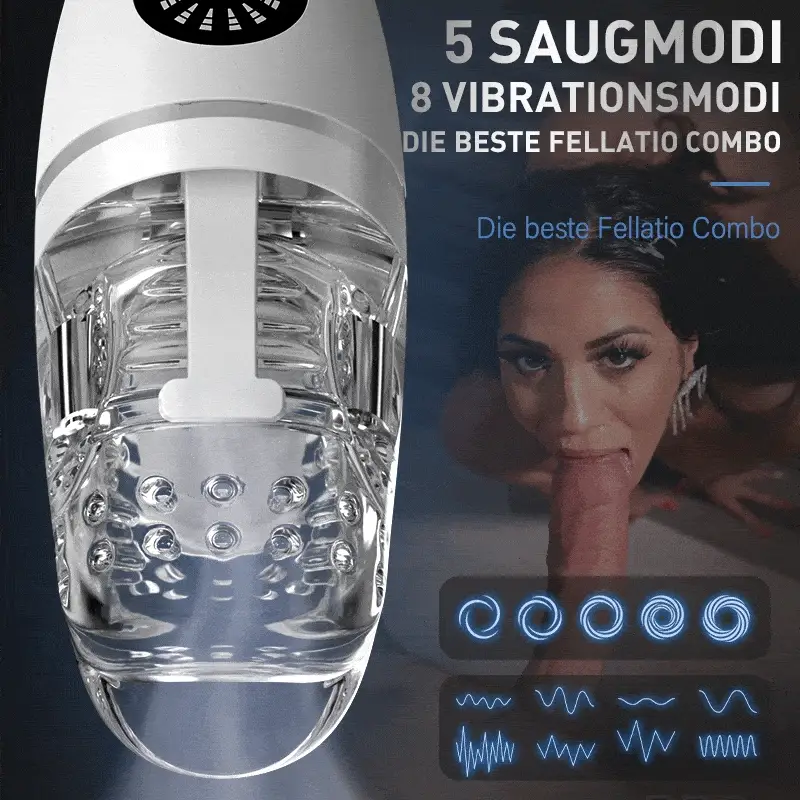 Platypus 8 Vibratoren 5 Klemm-Blowjob-Masturbator-Cup - Image 3