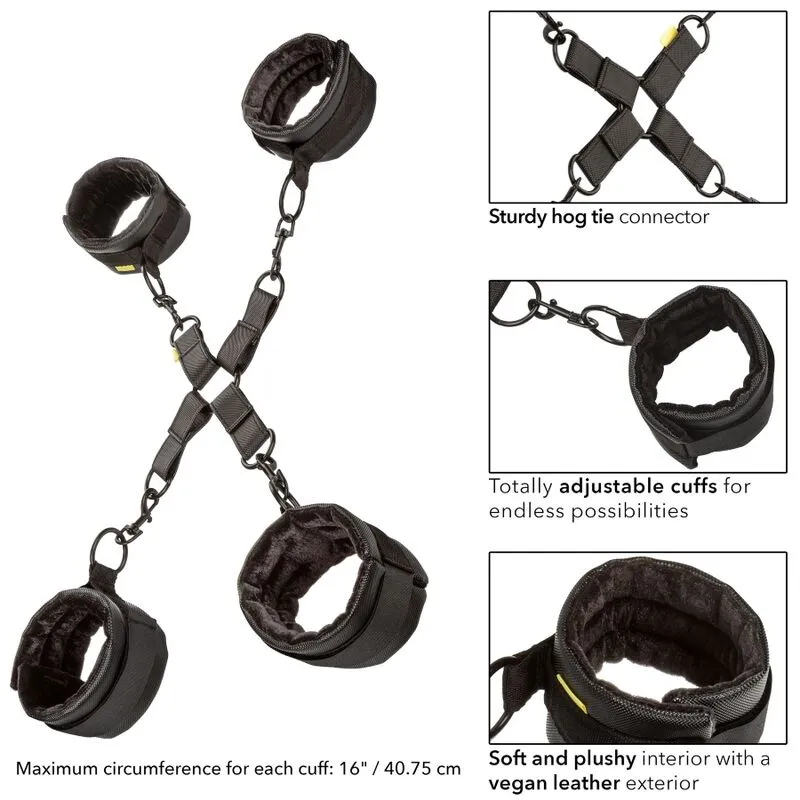 Menottes Bdsm Cuir Végétalien Réglables - Image 3