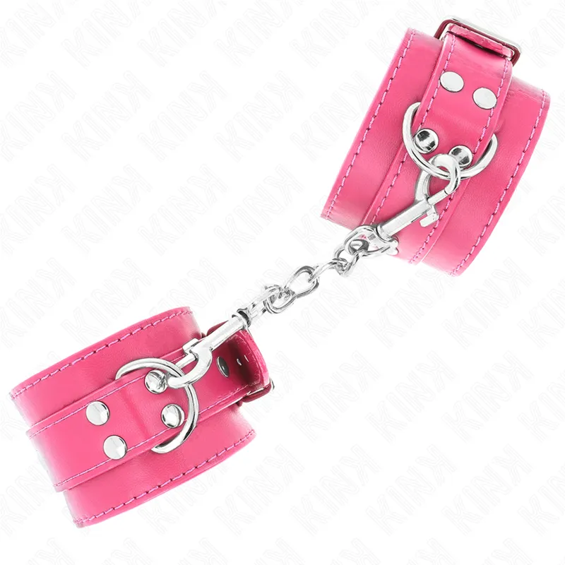 Menottes Bdsm Cuir Véritable Confort Et Style - Image 4