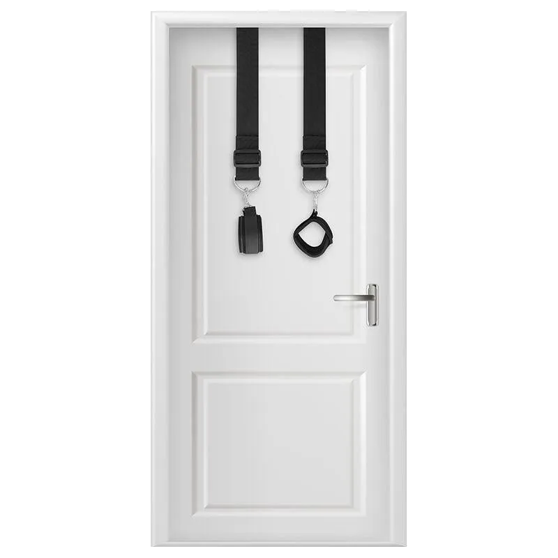 Menottes De Bondage De Porte Néoprène Nylon - Image 6