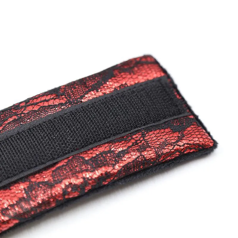 Menottes Velours Rouge Ajustables Pour Débutants - Image 2