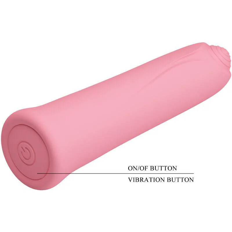 Mini Vibromasseur Rose Silicone Fonctions Multiples - Image 3