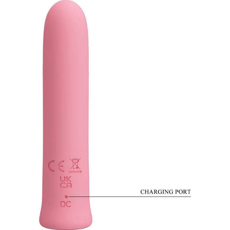 Mini Vibromasseur Rose Silicone Fonctions Multiples - Image 6