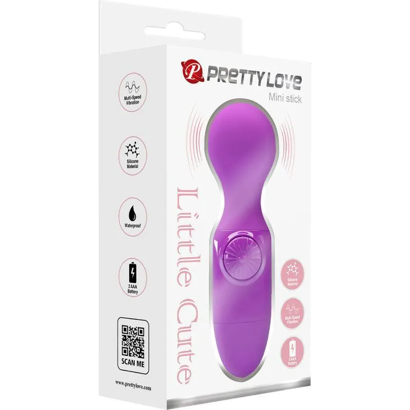 Mini Vibromasseur Silicone Étanche Violet - Image 2