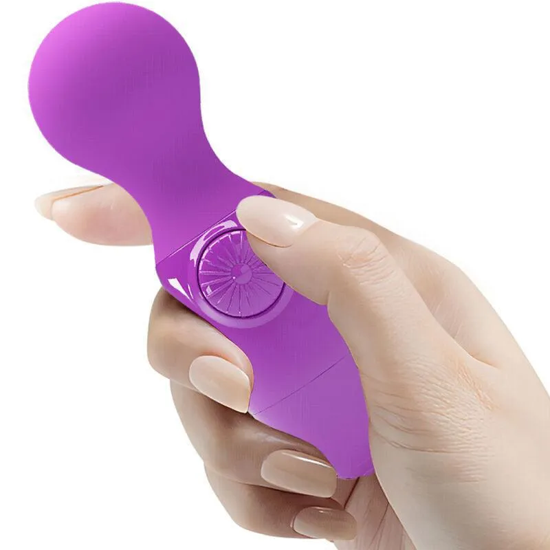 Mini Vibromasseur Silicone Étanche Violet - Image 3