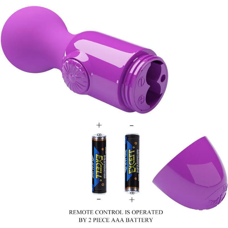 Mini Vibromasseur Silicone Étanche Violet - Image 5
