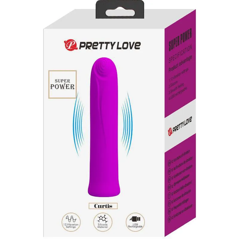 Mini Vibromasseur Silicone Violet Rechargeable - Image 3