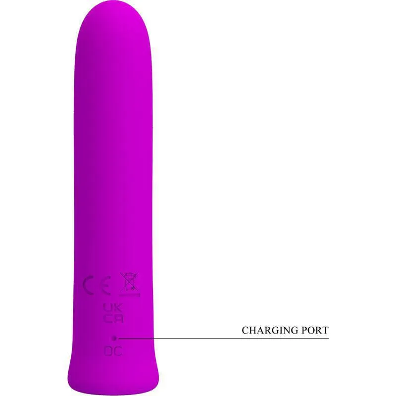 Mini Vibromasseur Silicone Violet Rechargeable - Image 5