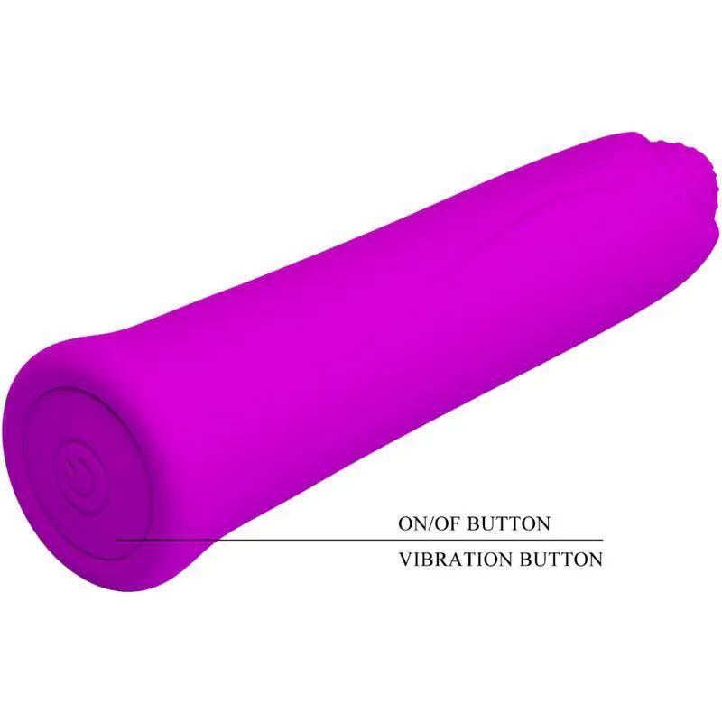 Mini Vibromasseur Silicone Violet Rechargeable - Image 6