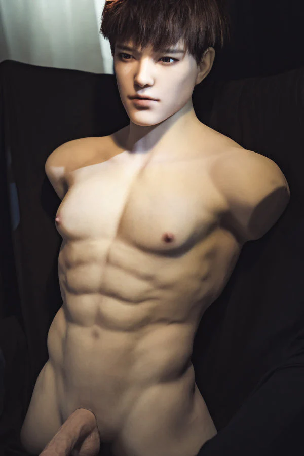 Muscular Silicone Head Male Sex Doll Torso - Leonardo - Image 2
