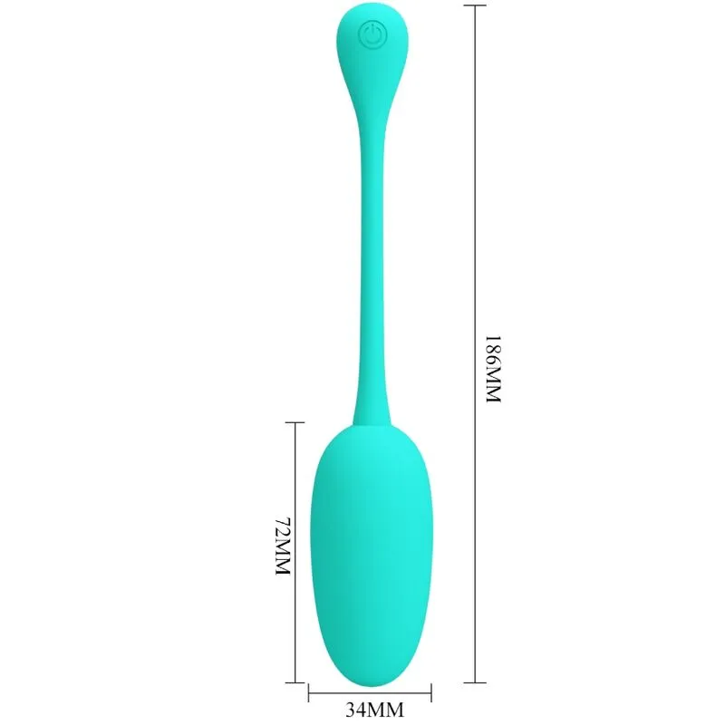 Œuf Vibrant En Silicone Vert Agua Rechargeable - Image 5
