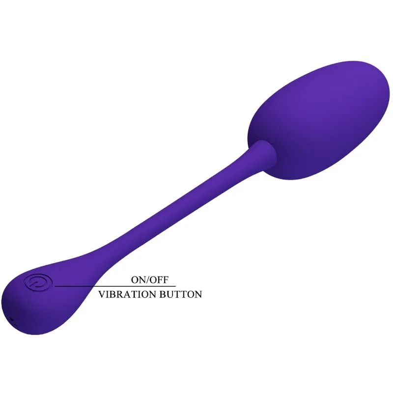 Œuf Vibrant Silicone Violet 12 Fonctions - Image 4