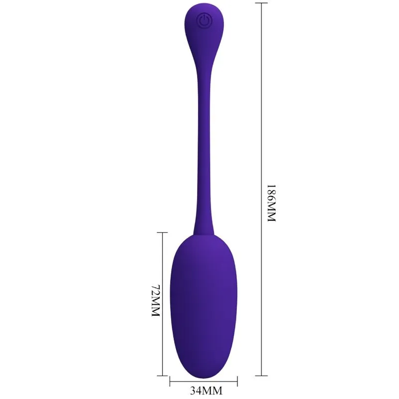 Œuf Vibrant Silicone Violet 12 Fonctions - Image 5