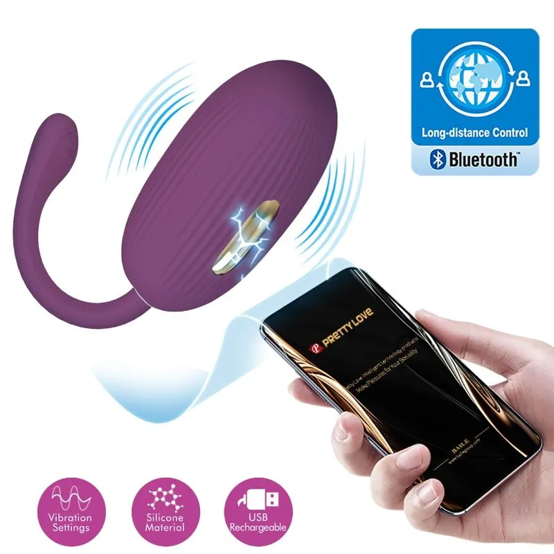 Œuf Vibrant Silicone Violet Rechargeable - Image 14