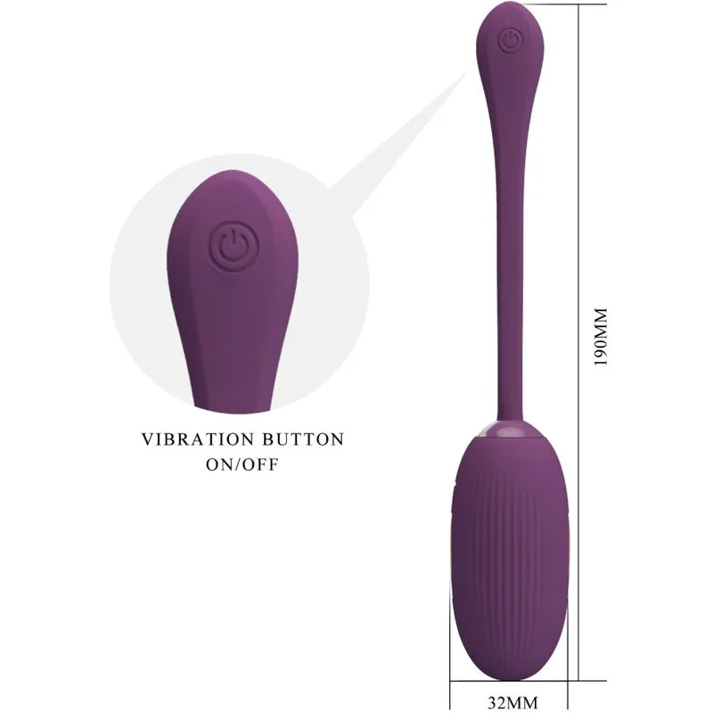 Œuf Vibrant Silicone Violet Rechargeable - Image 15