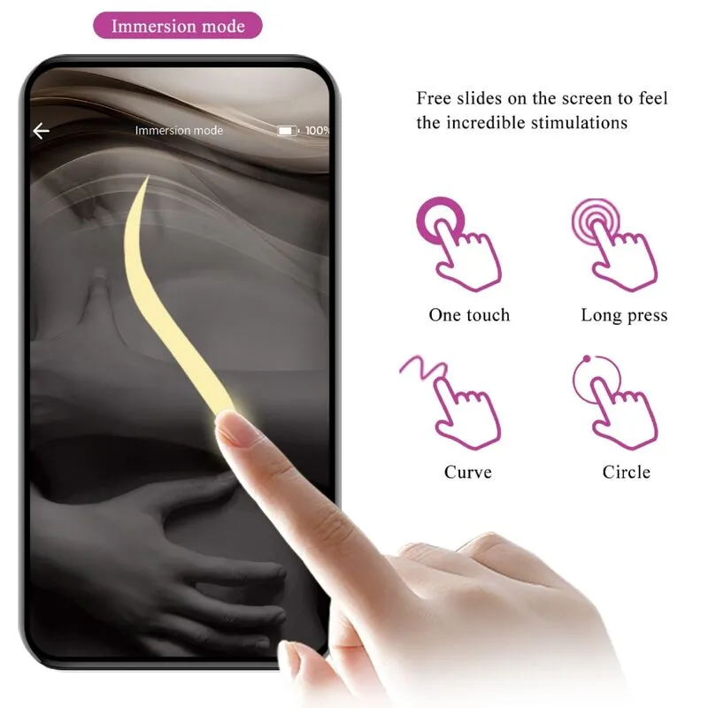Œuf Vibrant Silicone Violet Rechargeable - Image 3