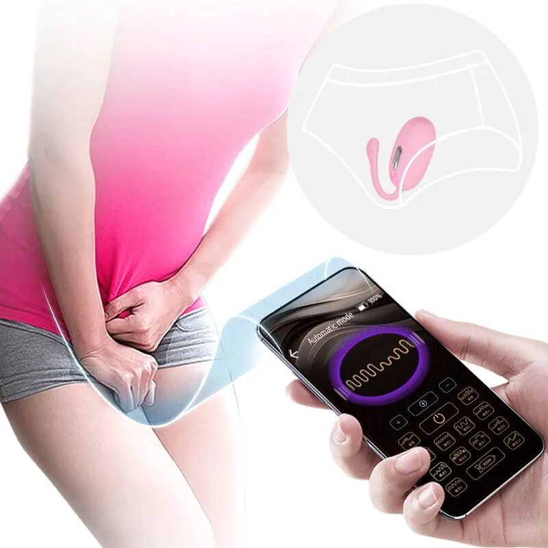 Œuf Vibrant Silicone Violet Rechargeable Pour Couple - Image 7