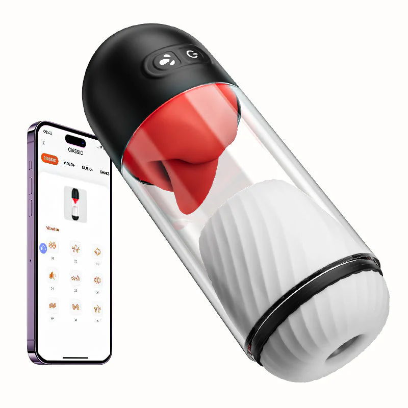 Oralsex-Banshee-Masturbator 4 in 1,Abnehmbarer,9Drehung 9Vibration,IPX7 - Image 2