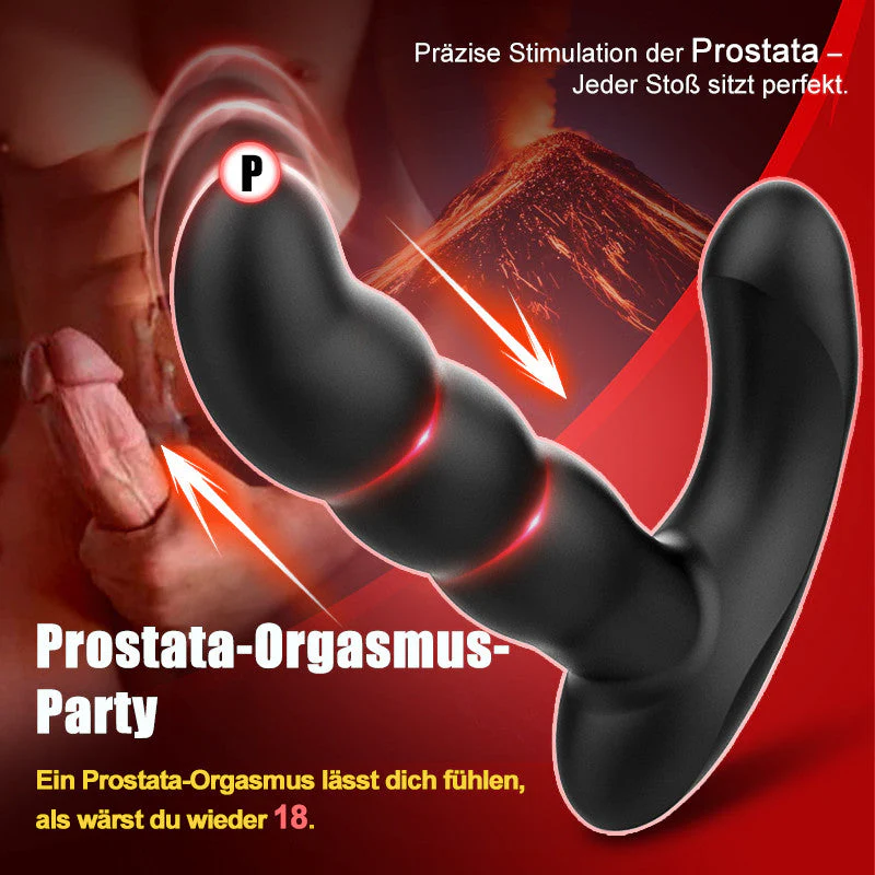 Orgasmusmeister - 5 Stoßen, 10 Vibrationen, vollständig wasserdichter Analplug - Image 5