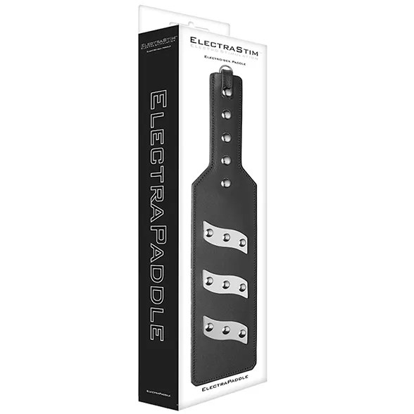 Pagaie De Fessée Électrostimulation Cuir Bdsm - Image 2