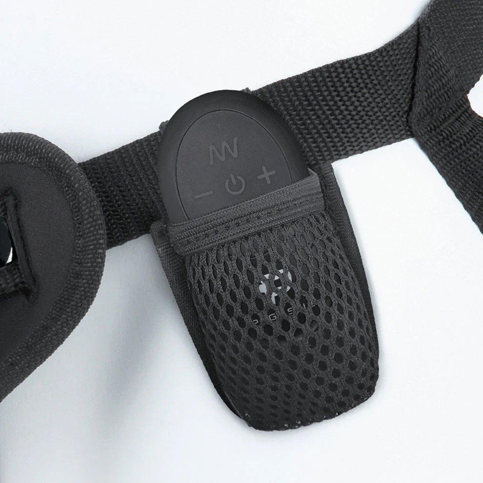 Vibrating G/P Spot Dildo with Harness & Remote - Image 7