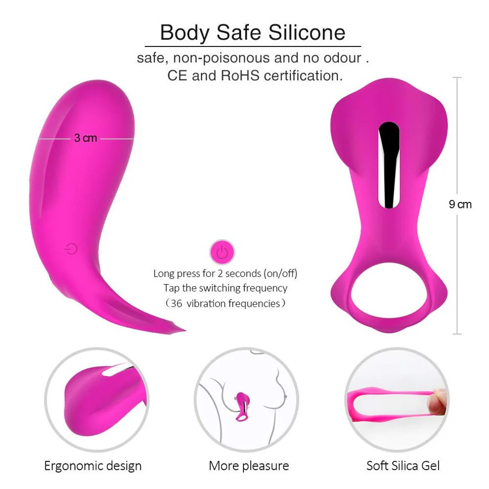 Penis Vibration Ring Cock Powerful Vibrator Clitoris Stimulator Prostate Vibrator - Image 6