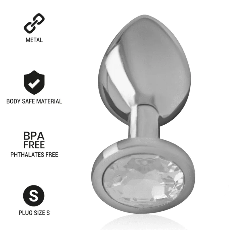 Plug Anal En Métal Avec Bijou Diamant - Image 8