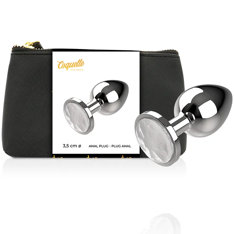 Plug Anal En Métal Avec Cristal Élégant