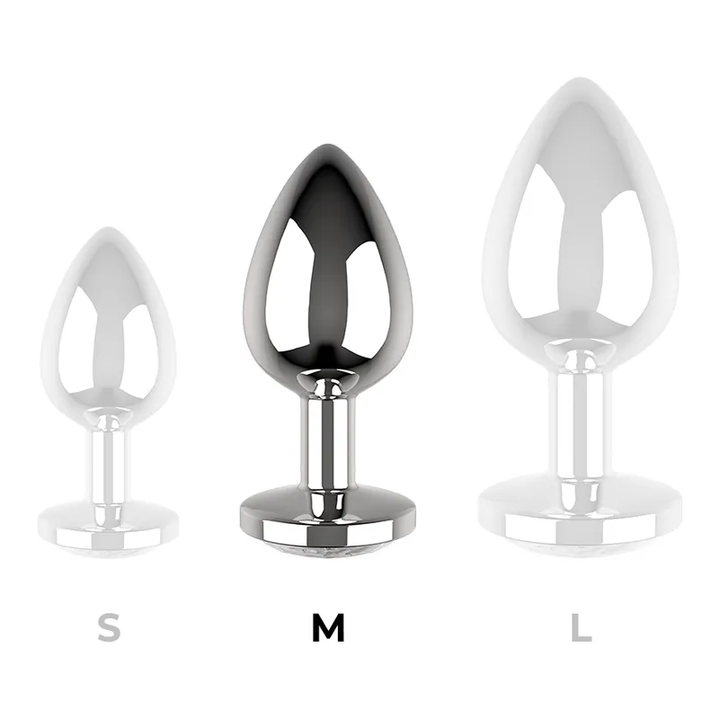 Plug Anal En Métal Avec Cristal Élégant - Image 2