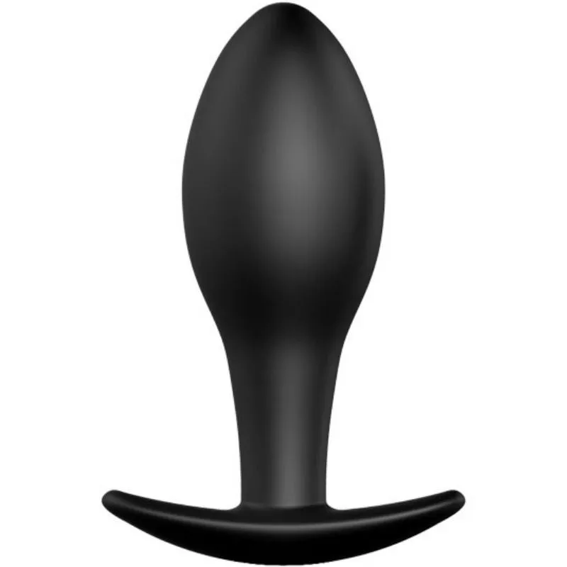 Plug Anal Ergonomique En Silicone Noir