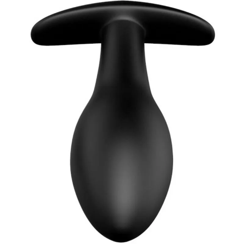 Plug Anal Ergonomique En Silicone Noir - Image 4