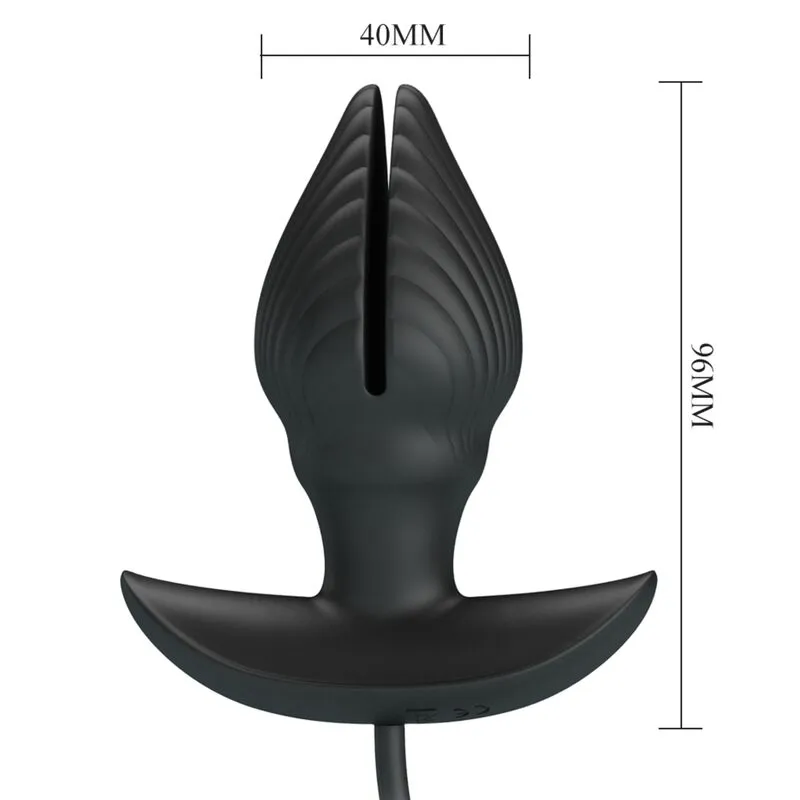 Plug Anal Gonflable En Silicone Noir - Image 6