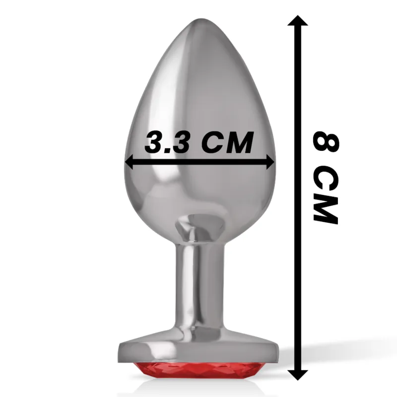 Plug Anal Luxe En Métal Bijou Diamant - Image 4