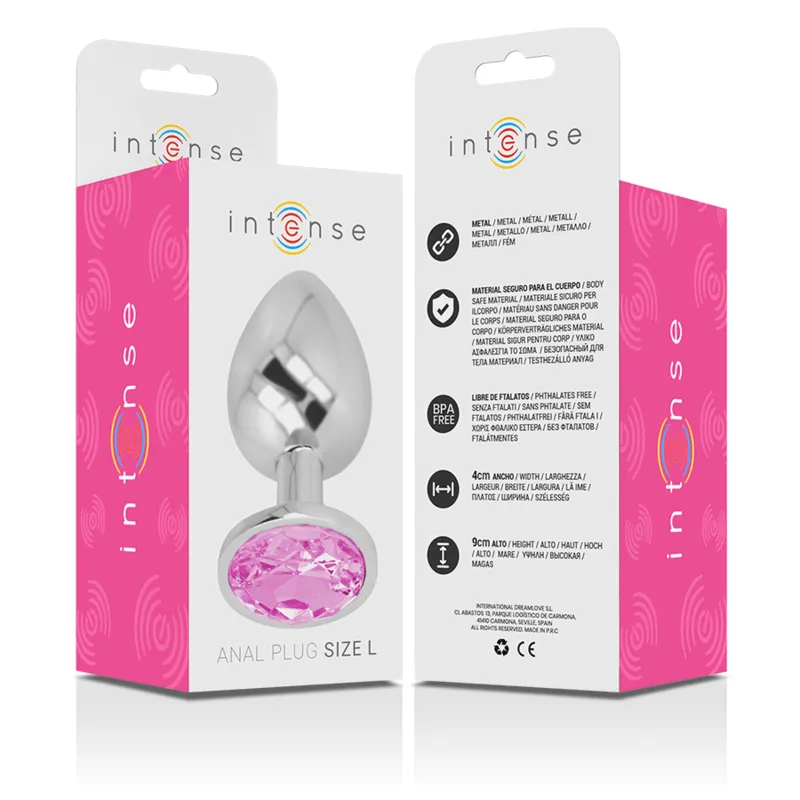 Plug Anal Métal Bijou Diamant Luxe - Image 2