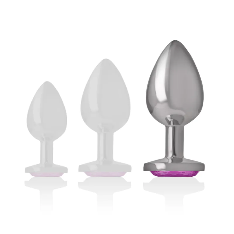 Plug Anal Métal Bijou Diamant Luxe - Image 3