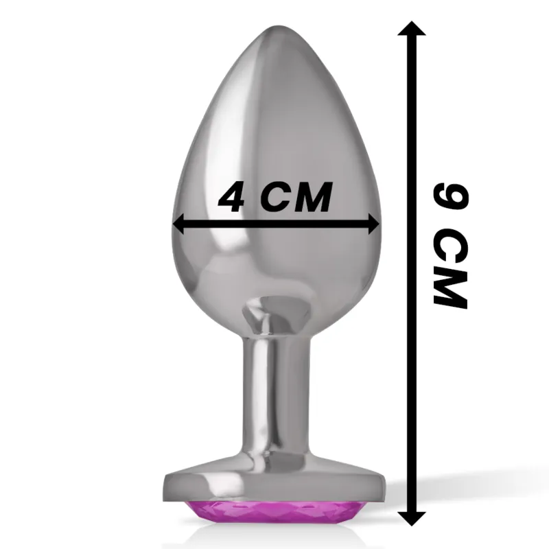 Plug Anal Métal Bijou Diamant Luxe - Image 4