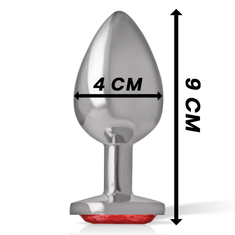 Plug Anal Métal Bijou Diamant Luxe - Image 4