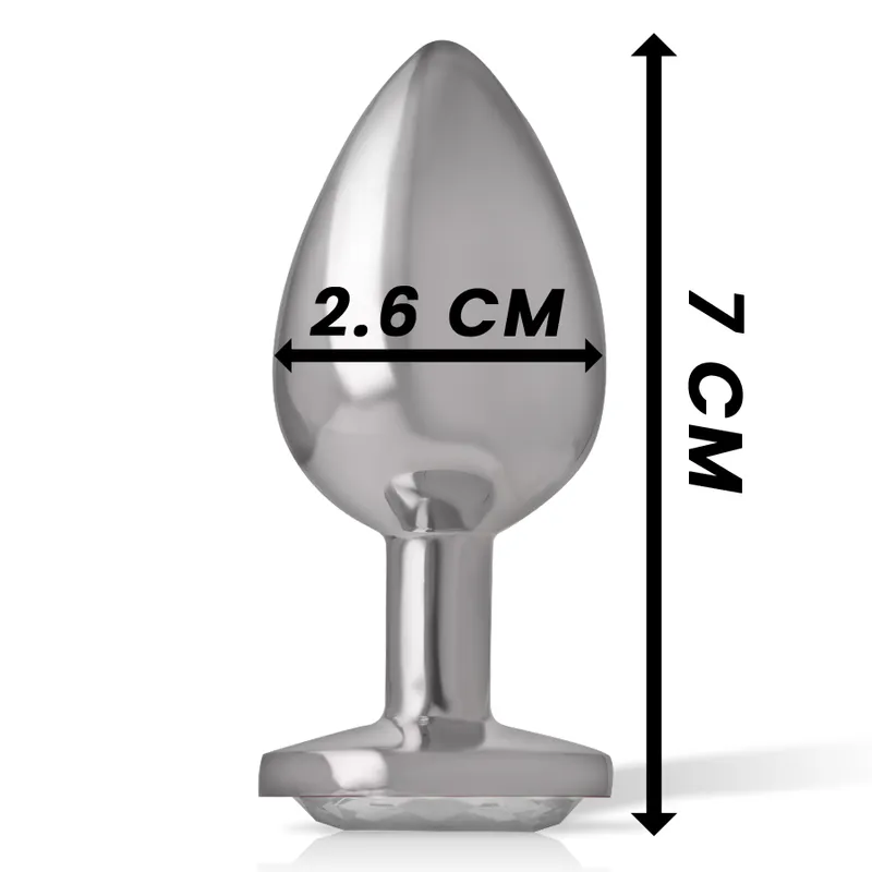 Plug Anal Métal Bijou Diamant Luxe - Image 4