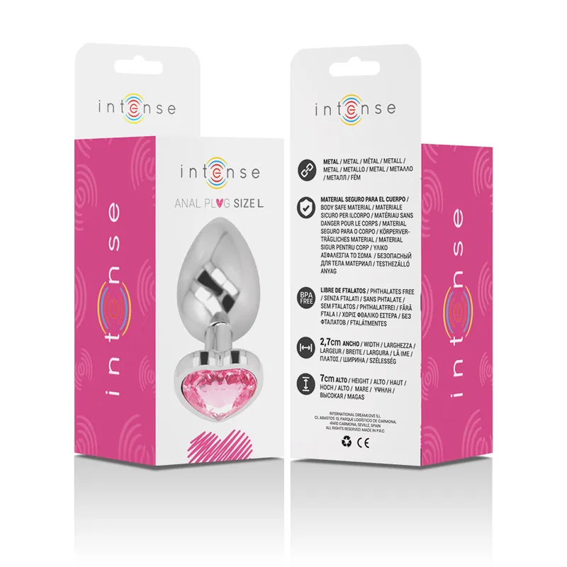 Plug Anal Métal Bijou Diamant Luxe - Image 2