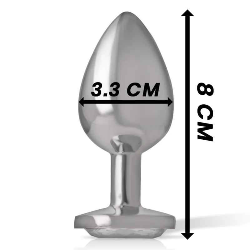 Plug Anal Métallique Luxe Bijou Diamant - Image 2