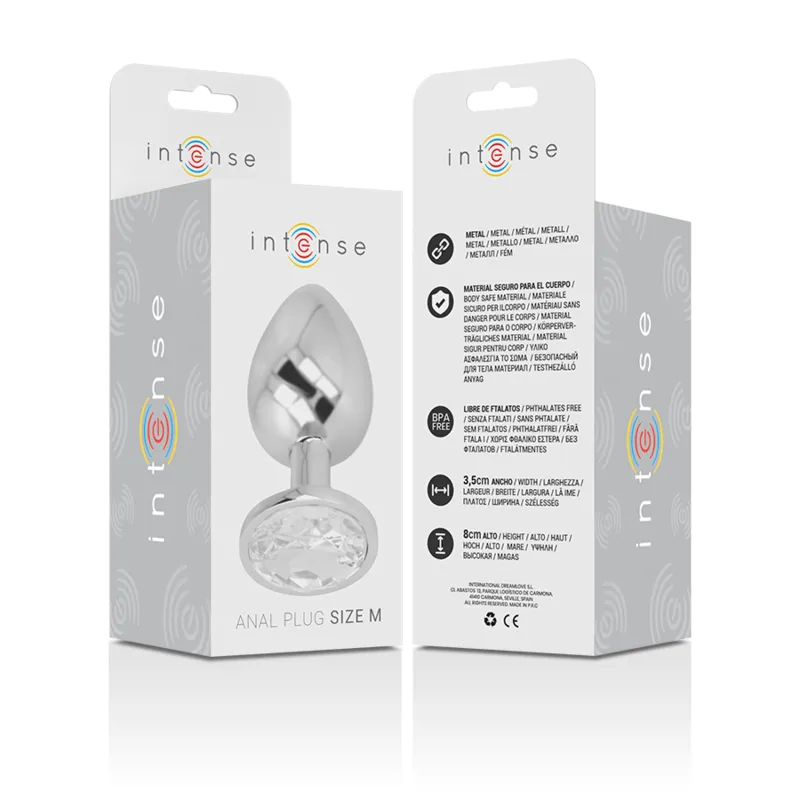 Plug Anal Métallique Luxe Bijou Diamant - Image 3